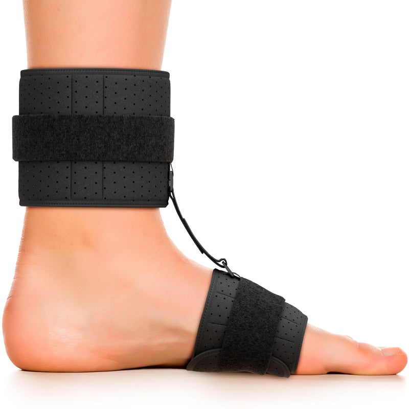 MARS WELLNESS Drop Foot Brace AFO Splint for Foot Drop Relief and Support Adjustable Comfortable Brace Ankle Foot Orthosis SmallMedium